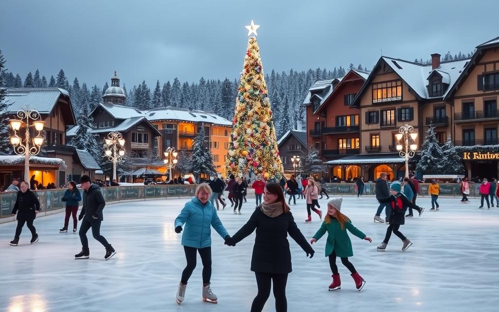 patinação no gelo em Gramado