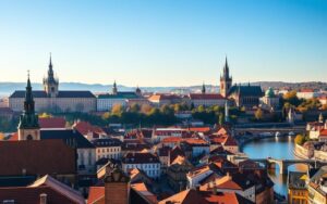 arquitetura histórica em Praga