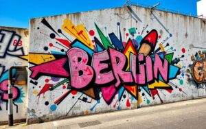 arte urbana em Berlim