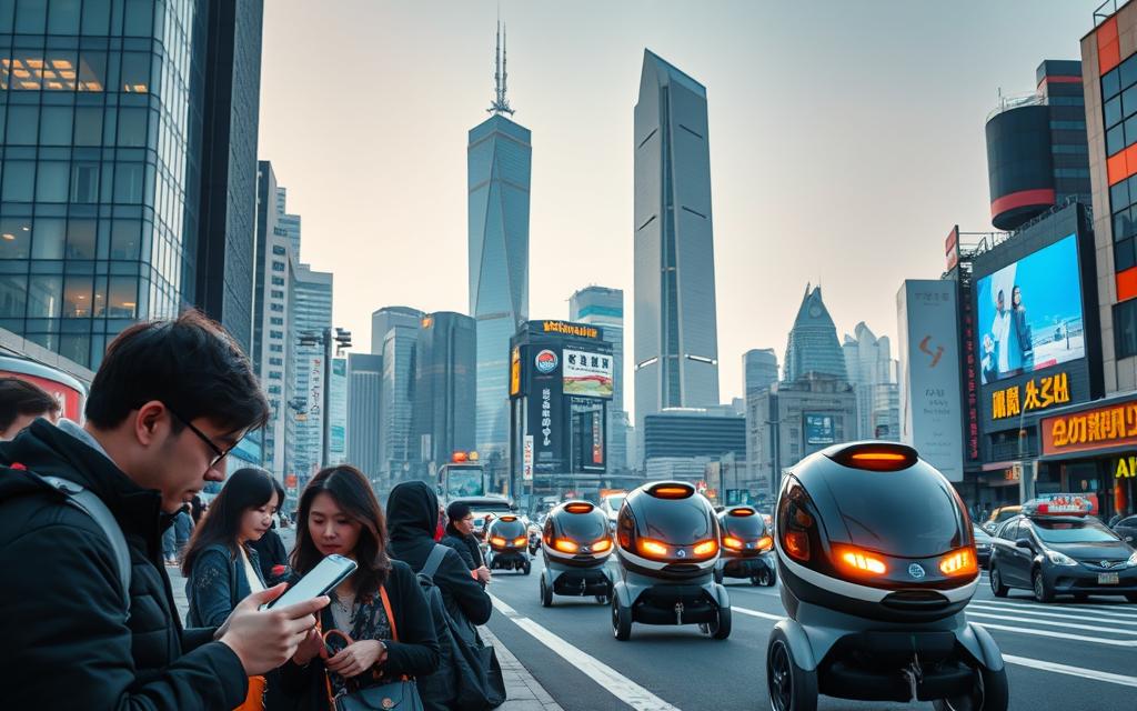 aplicativos de transporte em Seul