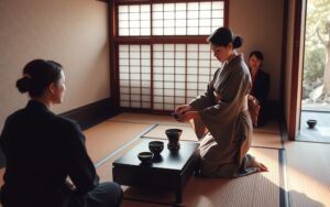 cerimônia do chá japonês