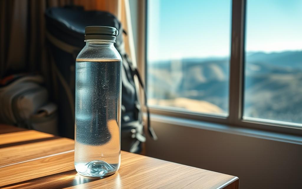 hidratação durante viagens