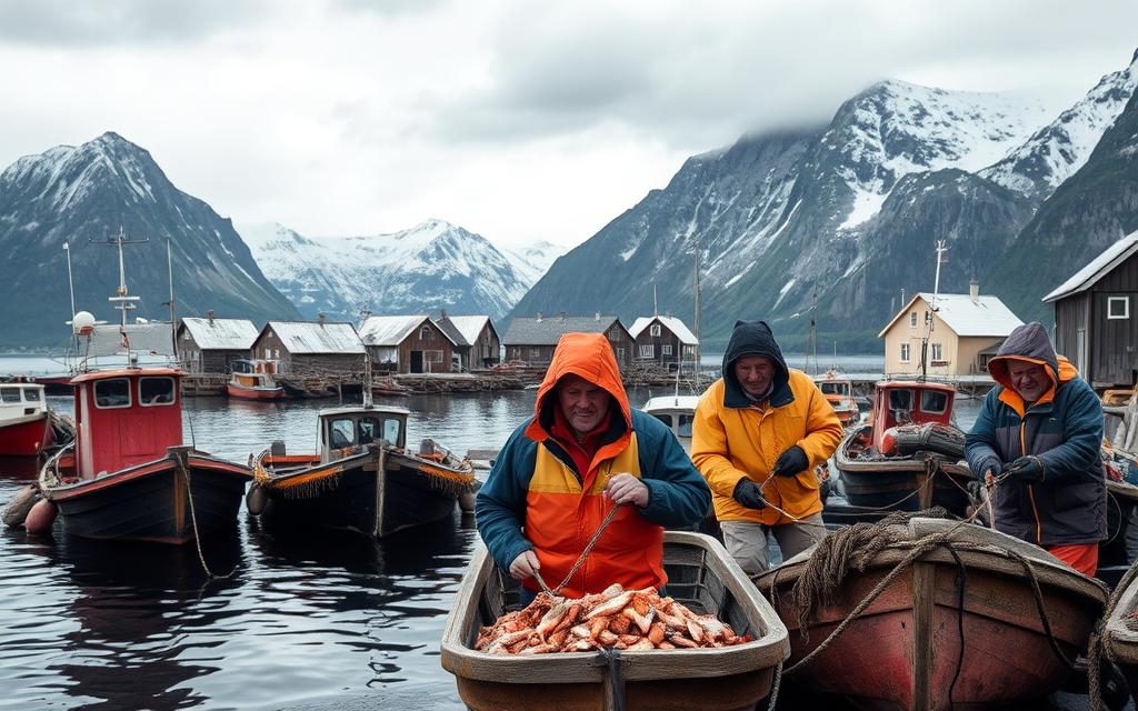 pesca tradicional norueguesa