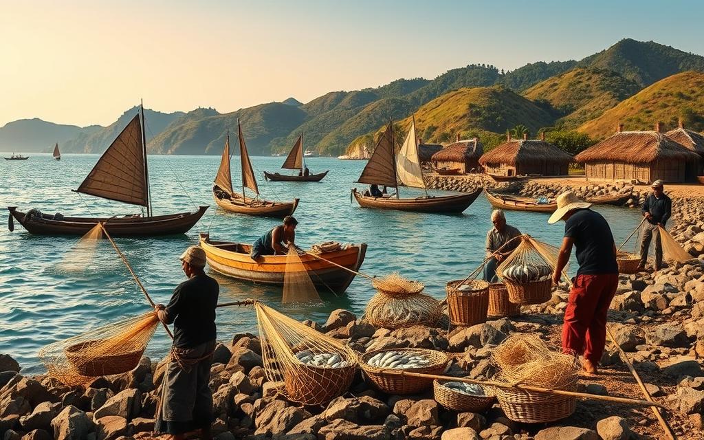 técnicas de pesca tradicional